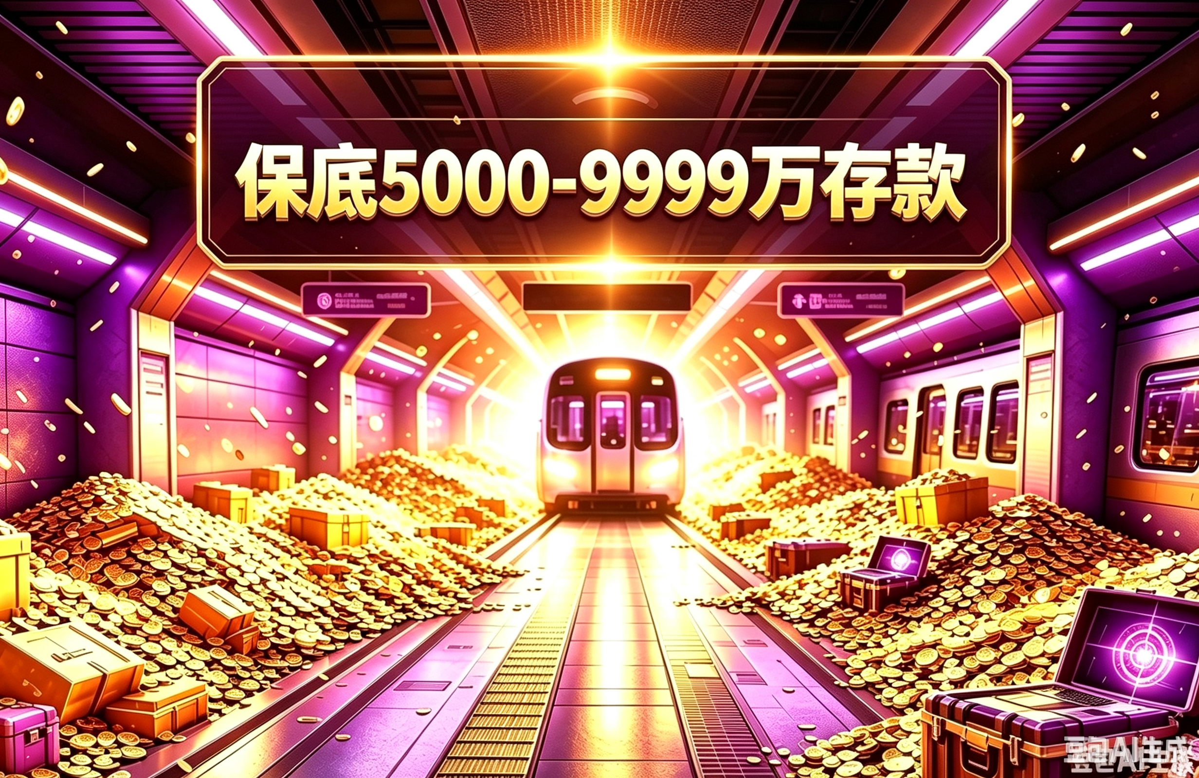 GZ授权存款号 5000W-9999W存款/地铁30级/包售后