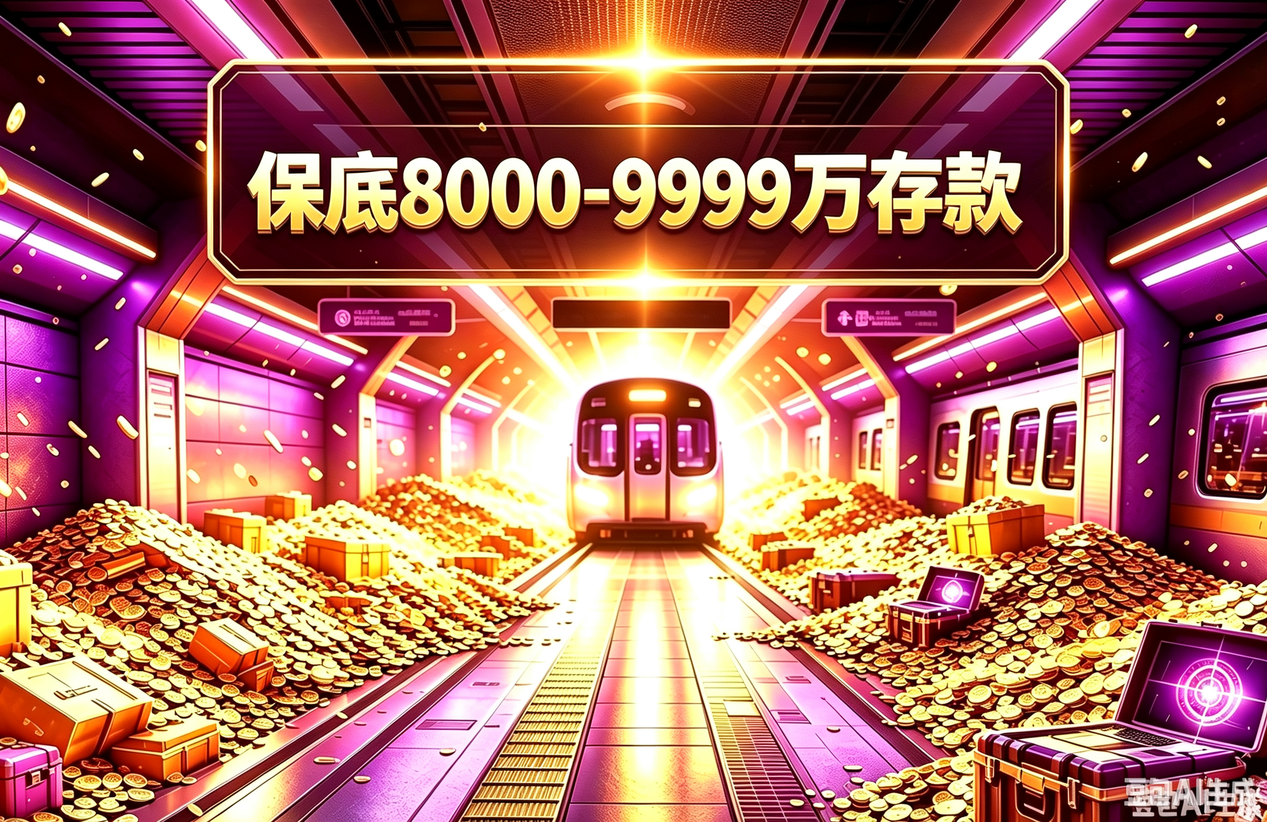 GZ授权存款号 8000W-9999W存款/地铁30级/包售后